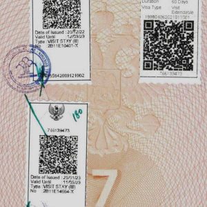 Продление туристической бизнес визы B211A на 60 дней на Бали в Индонезии