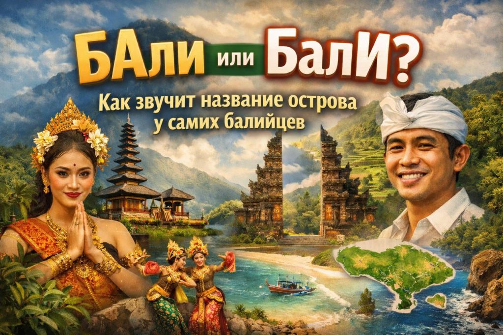 БАли или БалИ? Как звучит название острова у самих балийцев